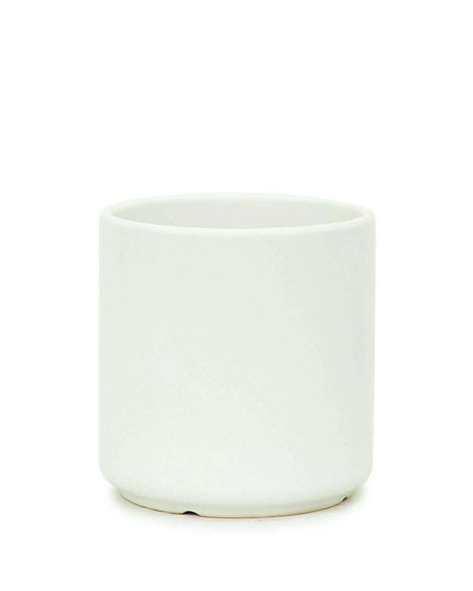 Modern Adjustable White Ceramic Planters with Custom Drainage Solutions