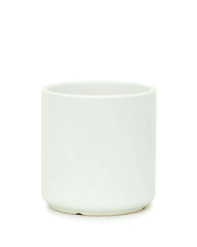 Modern Adjustable White Ceramic Planters with Custom Drainage Solutions