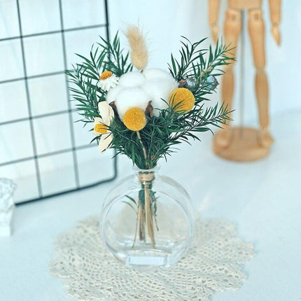 Pastoral Elegance: Handcrafted 25CM Natural Dried Flower Arrangement - Très Elite
