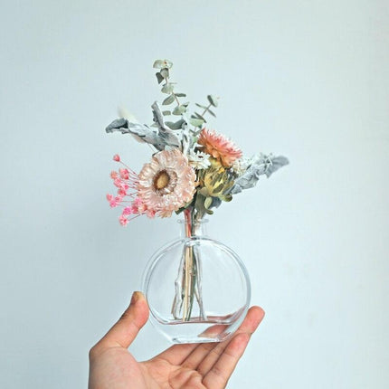 Pastoral Elegance: Handcrafted 25CM Natural Dried Flower Arrangement - Très Elite
