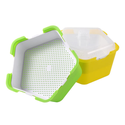 Pentagonal Sprout Haven: Fast-Track Your Fresh Greens Growing Experience - Très Elite