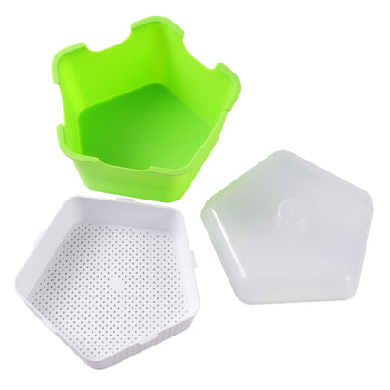 Pentagonal Sprout Haven: Fast-Track Your Fresh Greens Growing Experience - Très Elite