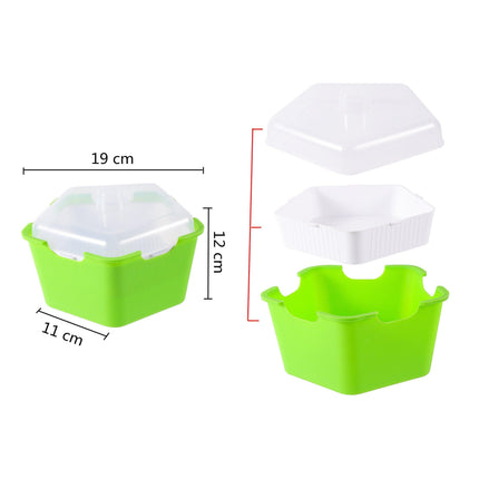 Pentagonal Sprout Haven: Fast-Track Your Fresh Greens Growing Experience - Très Elite