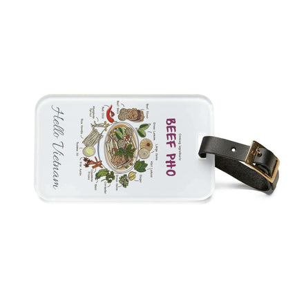 Personalized Chic Acrylic Luggage Tag by Maison d'Elite – Travel with Elegance - Très Elite