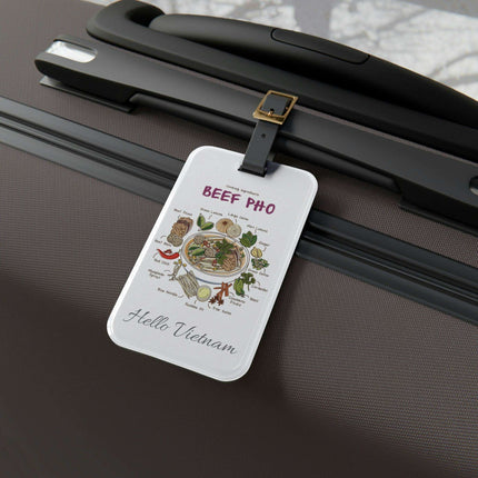 Personalized Chic Acrylic Luggage Tag by Maison d'Elite – Travel with Elegance - Très Elite