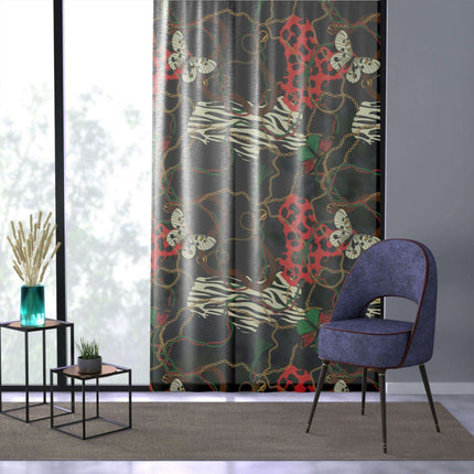 Personalized Elegance: Custom Photo Print Curtains to Transform Your Home Decor..