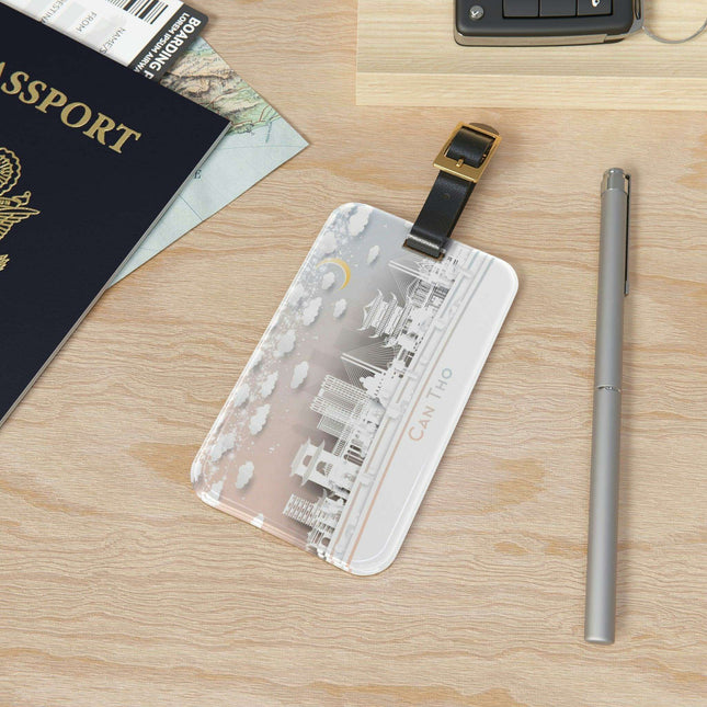 Personalized Luxury Acrylic Luggage Tag Collection: Elevate Your Travel Experience