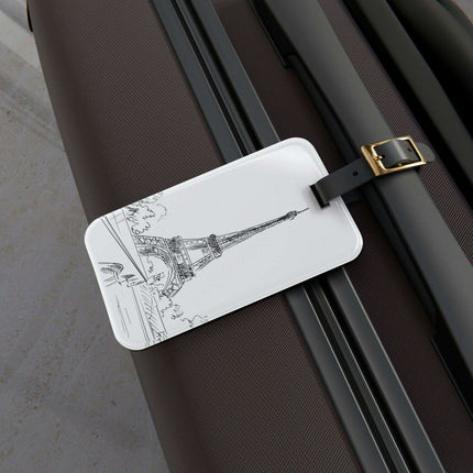 Personalized Luxury Acrylic Luggage Tags: Jetsetter's Choice Collection - Très Elite