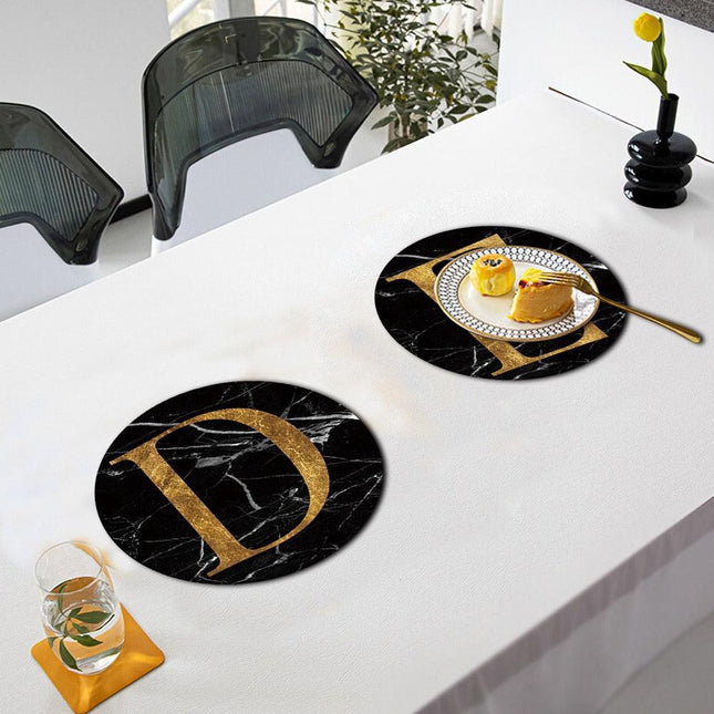 Personalized Monogram Coasters for Sophisticated Table Settings