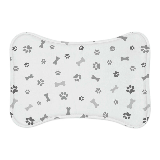 Personalized Non-Skid Pet Feeding Mats in Playful Designs