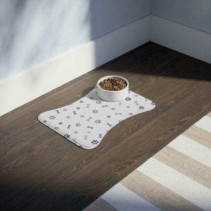 Personalized Non-Slip Pet Feeding Mat, Bone or Fish