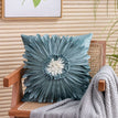 Cyan-blue-45x45cm / 1PCS  Cushion cover