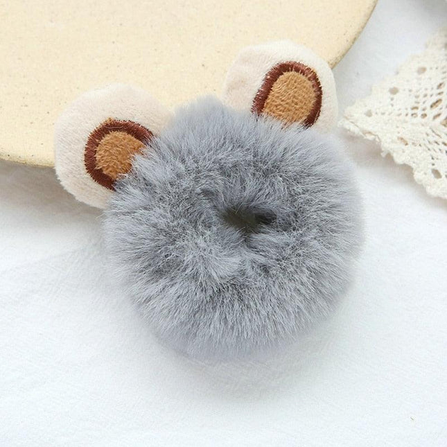 Playful Cartoon Animal Hair Scrunchies - Fun and Functional Hair Accessories for Women