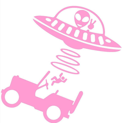 Playful Reflective Car Sticker Set - Creative Cartoon Designs for Your Vehicle..