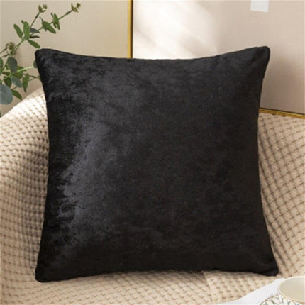 Plush Golden Velvet Pillow Cover Set - Perfect for Home, Vehicle, and Office Elegance