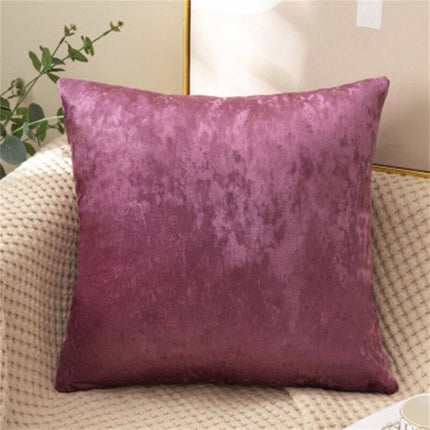Plush Golden Velvet Pillow Cover Set - Perfect for Home, Vehicle, and Office Elegance