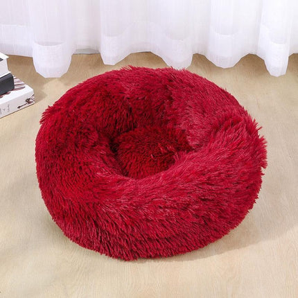 Orthopedic Plush Pet Bed with Removable Cover
