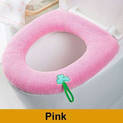 Plush Winter Toilet Seat Cover - Cozy Comfort for Every Bathroom - Très Elite