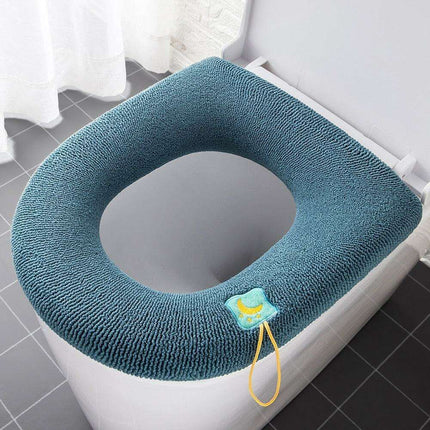 Plush Winter Toilet Seat Cover - Cozy Comfort for Every Bathroom - Très Elite