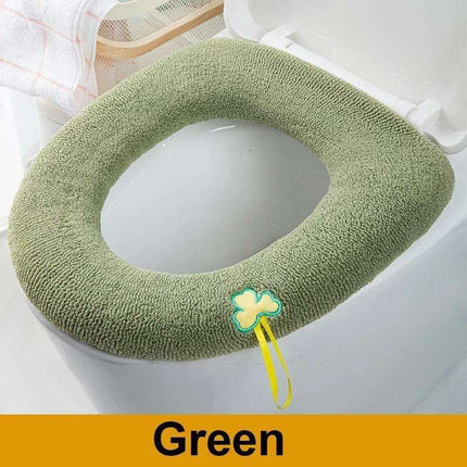 Plush Winter Toilet Seat Cover - Cozy Comfort for Every Bathroom - Très Elite