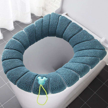 Plush Winter Toilet Seat Cover - Cozy Comfort for Every Bathroom - Très Elite