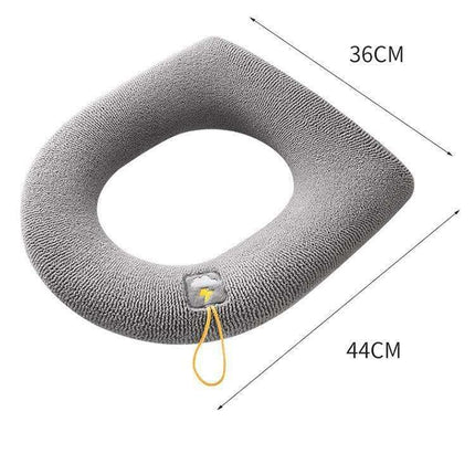 Plush Winter Toilet Seat Cover - Cozy Comfort for Every Bathroom - Très Elite