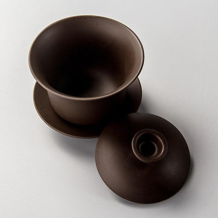 Porcelain Gaiwan Tea Bowl Set for an Elevated Chinese Tea Ceremony Experience - Très Elite