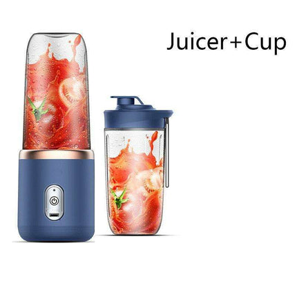 Portable 6-Blade Electric Blender & Juicer | On-the-Go Smoothie Maker for Healthy Living