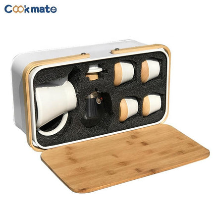 Portable Tea Time Delight: Chic Metal Case for Tea Aficionados - The Ultimate Gift for Any Celebration