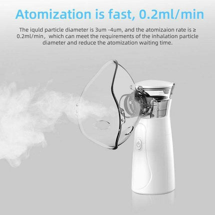 Portable Ultrasonic Mesh Nebulizer for All Ages - Essential Respiratory Care Upgrade - Très Elite