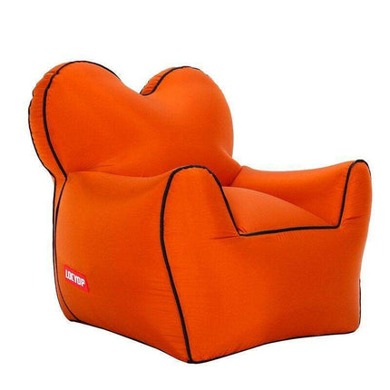Portable Wind-Resistant Inflatable Lounge Chair with Ground Nail Stabilization - The Ultimate Relaxation Companion..