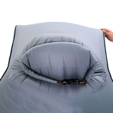 Portable Wind-Resistant Inflatable Lounge Chair with Ground Nail Stabilization - The Ultimate Relaxation Companion..