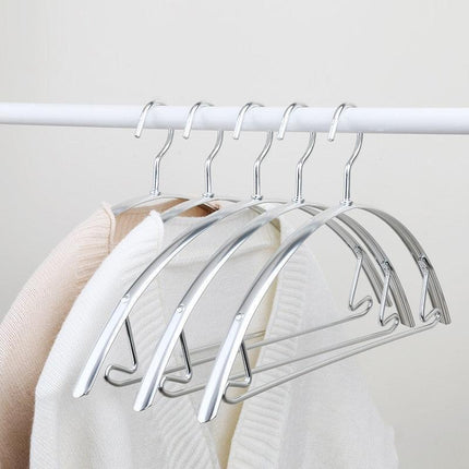 Premium 5-Piece Aluminum Alloy Hanger Collection for Streamlined Closet Organization - Très Elite
