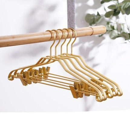 Premium Anti-Slip Trouser Hanger Collection - 5 Pack in Robust Metal & Aluminum Alloy
