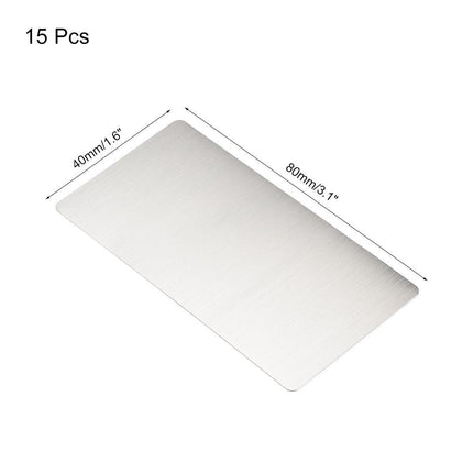 Premium Custom Stainless Steel Branding Plates - Versatile Metal Solutions - Très Elite