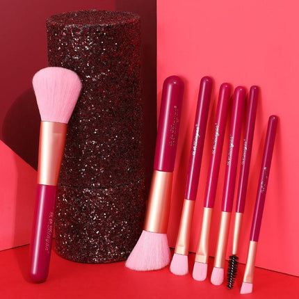 Premium Elegant Makeup Brush Set with Chic Organizer & High-Quality Synthetic Fibers.