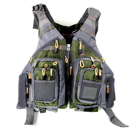 Premium Fishing Vest for Outdoor Adventures with Safety Features and Ample Storage