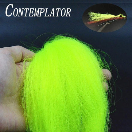 Premium Fly Tying Fiber Set: 12 Vibrant Colors for Creative Streamer Designs - Très Elite