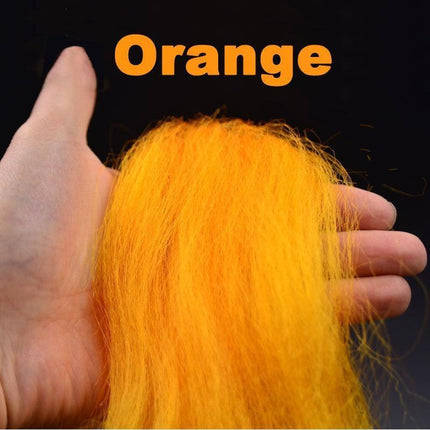 Premium Fly Tying Fiber Set: 12 Vibrant Colors for Creative Streamer Designs - Très Elite