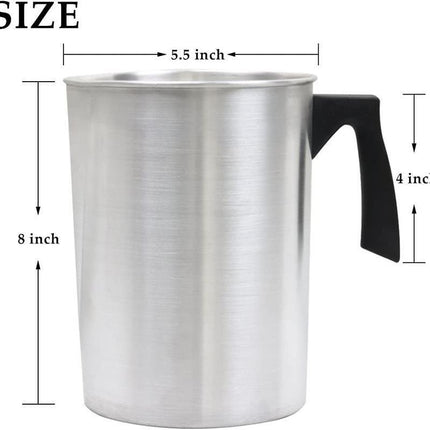 Premium Stainless Steel Wax Melting Kit for Creative Soap and Candle Crafting - Très Elite