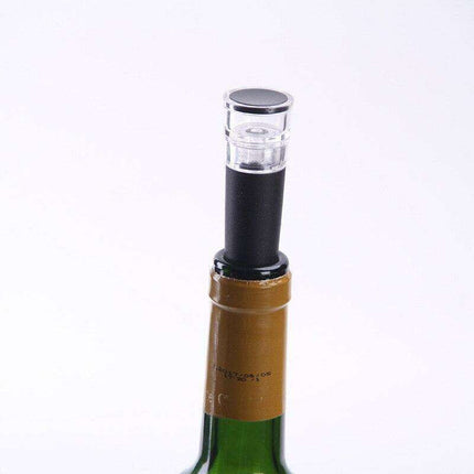Premium Stainless Steel Wine Bottle Saver Vacuum Sealer for Extended Freshness - Très Elite