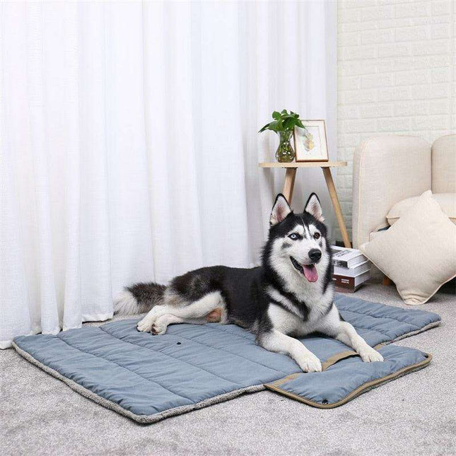 Premium Travel-Ready Pet Bed: Dual-Sided Comfort for Dogs and Cats