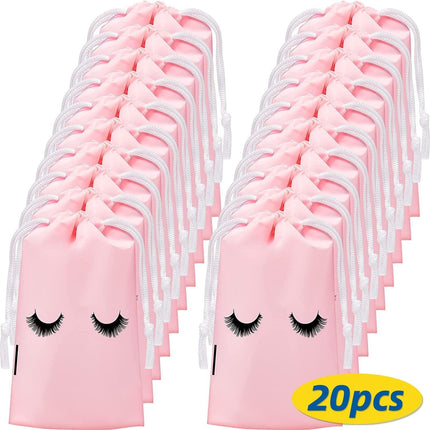 Premium Waterproof Eyelash Organizer Set - 20 Elegant Storage Bags - Très Elite