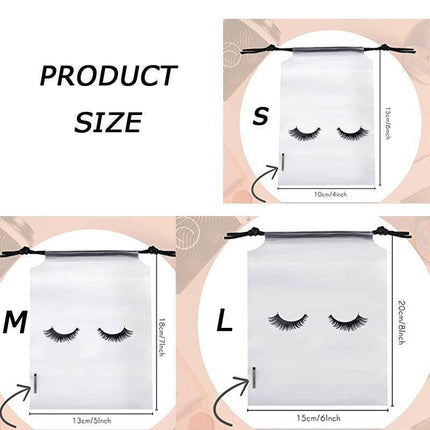 Premium Waterproof Eyelash Organizer Set - 20 Elegant Storage Bags - Très Elite