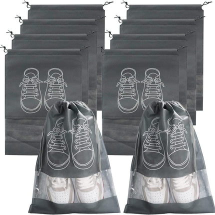 Premium Waterproof Shoe Storage Bags - Available in 5 or 10 Count Sets