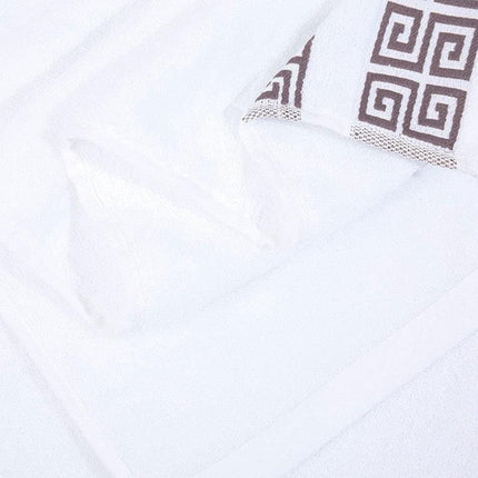 Premium White Cotton Bath Towel Set for Adults - Très Elite