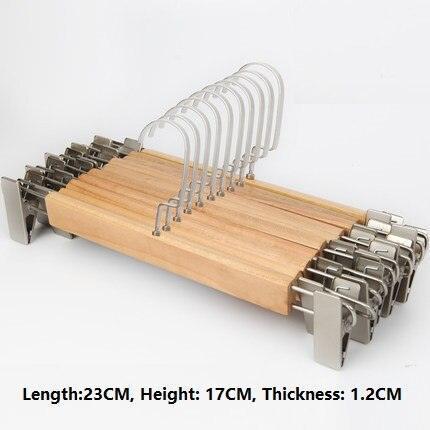 Premium Wide Wooden Hangers Set - 10 Luxurious Pieces for Your Closet..