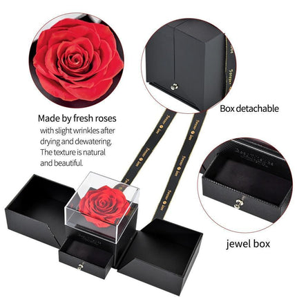Preserved Rose Keepsake Box - A Lasting Emblem of Love - Très Elite