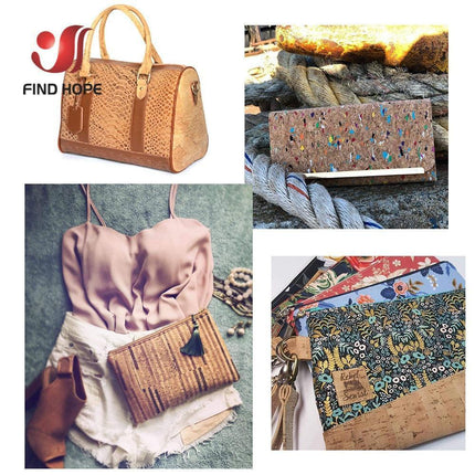 Printed Cork Leather Crafting Fabric - 20cm x 120cm for DIY Projects - Très Elite