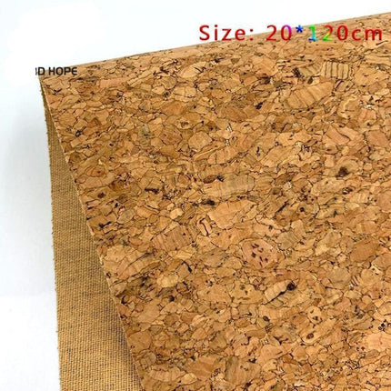 Printed Cork Leather Crafting Fabric - 20cm x 120cm for DIY Projects - Très Elite